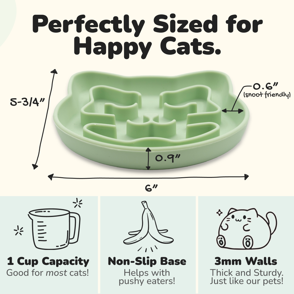 Snuggli Slow Feeder Bowl - Matcha