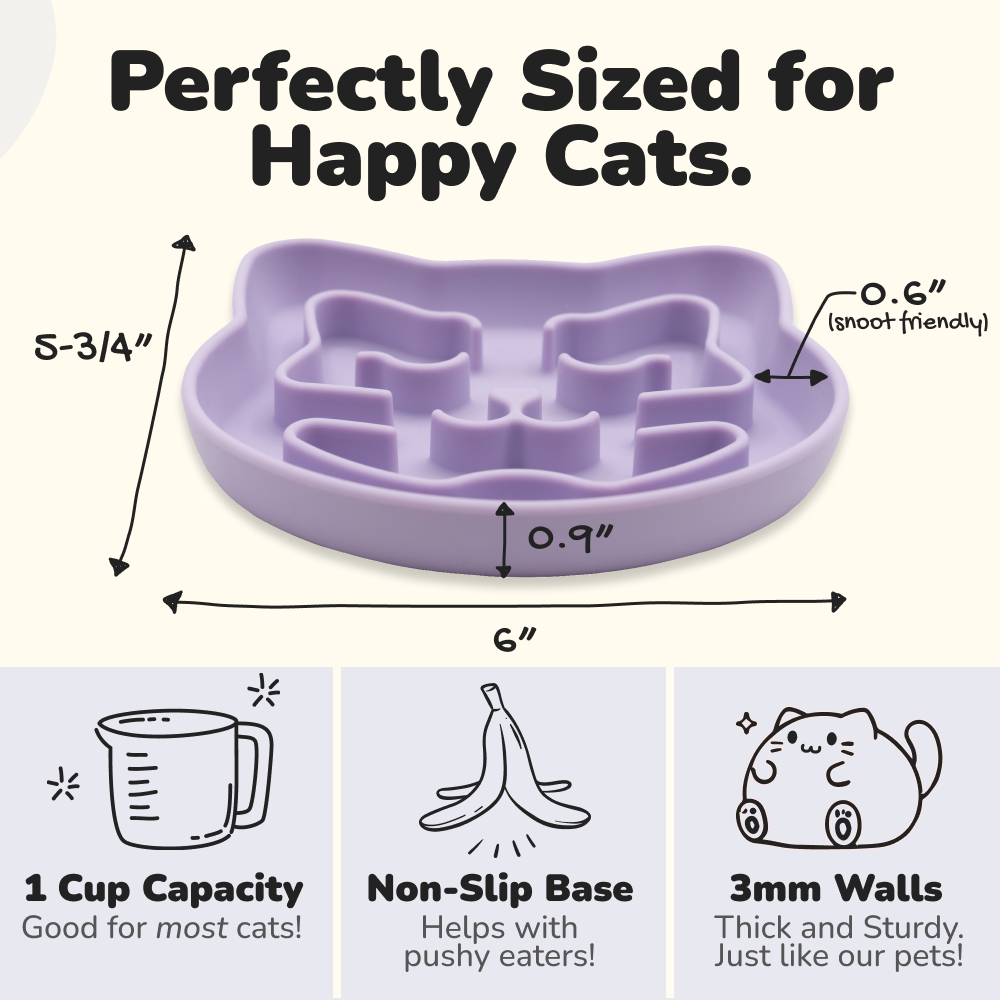 Snuggli Slow Feeder Bowl - Lavender