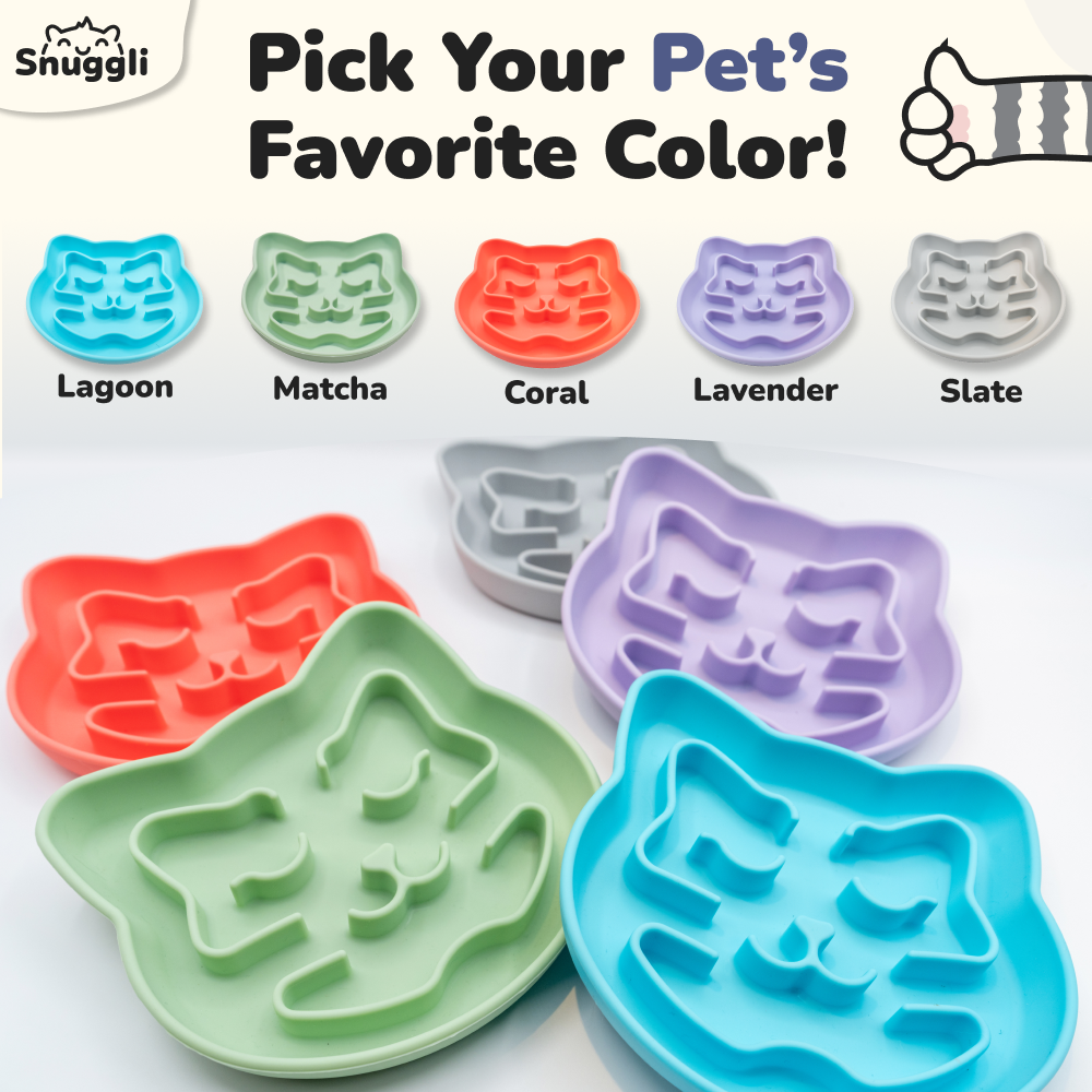 Snuggli Slow Feeder Bowl - Slate